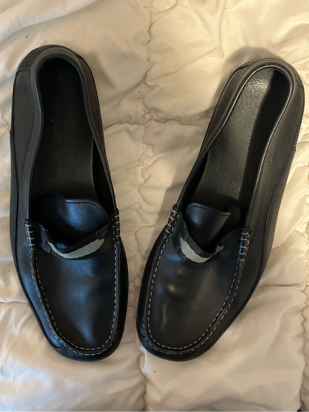 Men’s Sebago Black Leather Loafers